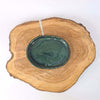 20cm Glazed Drip Tray | Oval | Dark Green