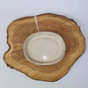 20cm Glazed Drip Tray | Oval | White