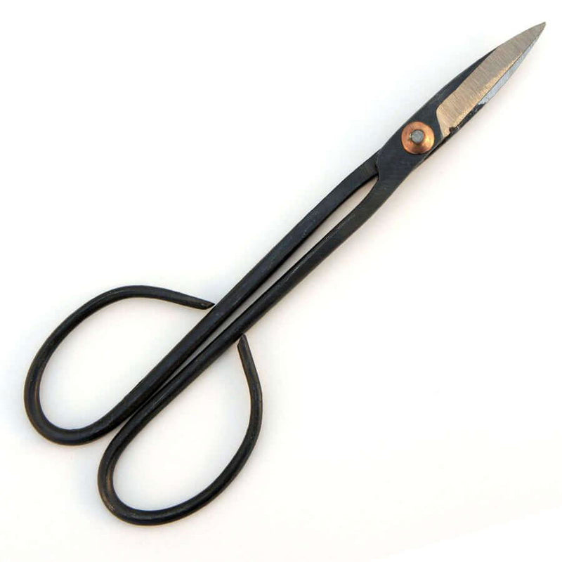 Chinese Long Handled Fine Twig Bonsai Scissors 185mm - Yorkshire Bonsai