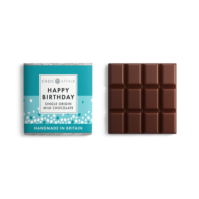 "Happy Birthday" Chocolate Bar 30g Milk Chocolate - Yorkshire Bonsai