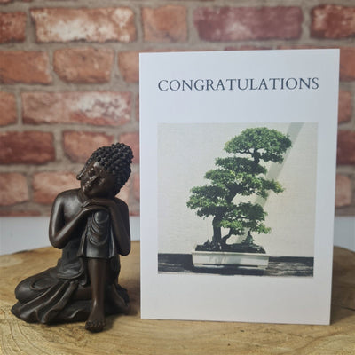 Personalised Greeting Card "Congratulations" - Yorkshire Bonsai