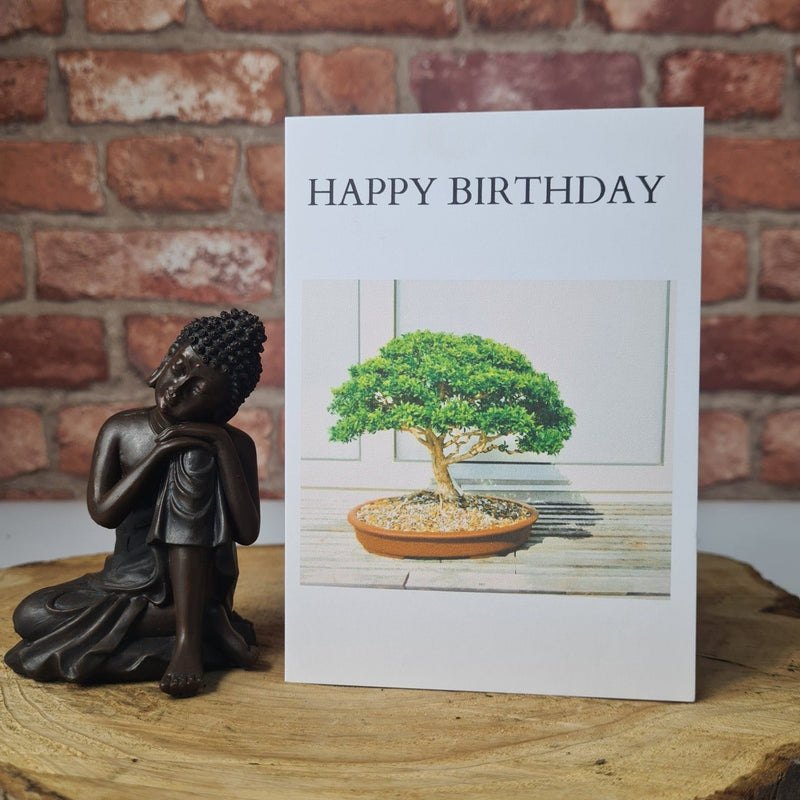 Personalised Greeting Card "Happy Birthday" - Yorkshire Bonsai