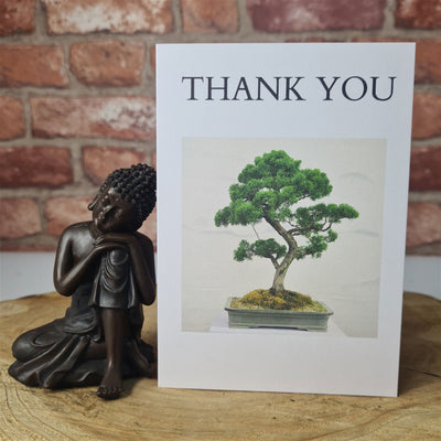Personalised Greeting Card "Thank You" - Yorkshire Bonsai