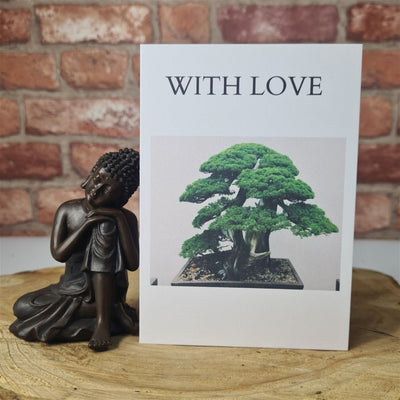 Personalised Greeting Card "With Love" - Yorkshire Bonsai