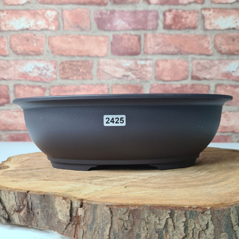 Plastic Bonsai Training Pot | Oval | 25cm x 18cm x 8cm - Yorkshire Bonsai