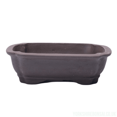 Unglazed Bonsai Pot Rectangle | 18cm x 14cm x 4cm | YB1119 - Yorkshire Bonsai